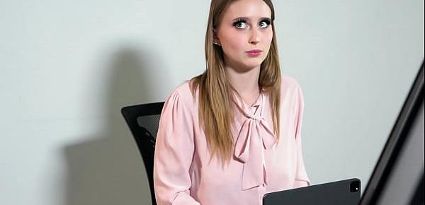  Busty lesbian boss Jessica Ryan likes her intern Laney Grey